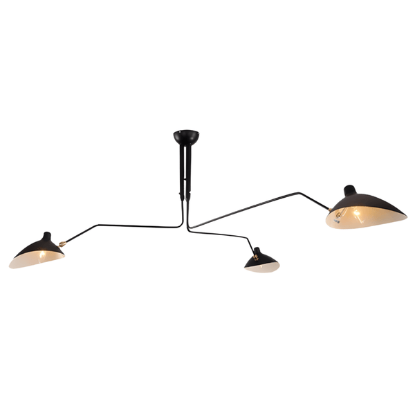 Luminária Plafon Moderna Minimalista Industrial Articulada Nerth Mouille - ORNE™ — decor studio