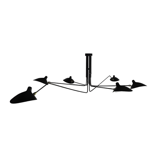 Luminária Plafon Moderna Minimalista Industrial Articulada Nerth Mouille - ORNE™ — decor studio