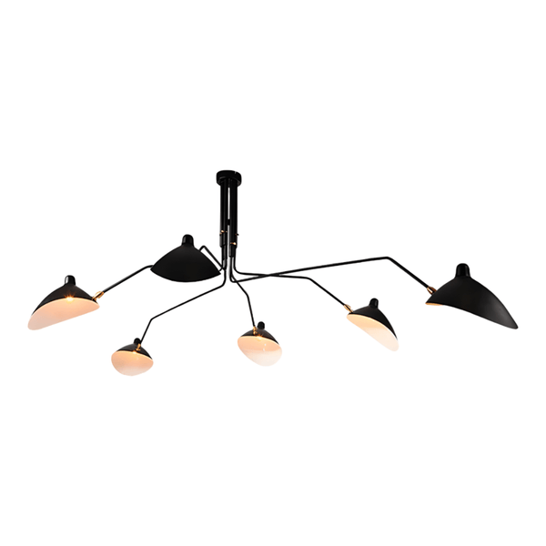Luminária Plafon Moderna Minimalista Industrial Articulada Nerth Mouille - ORNE™ — decor studio