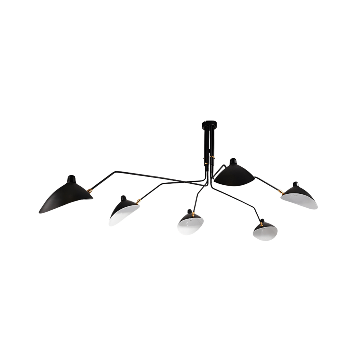 Luminária Plafon Moderna Minimalista Industrial Articulada Nerth Mouille - ORNE™ — decor studio