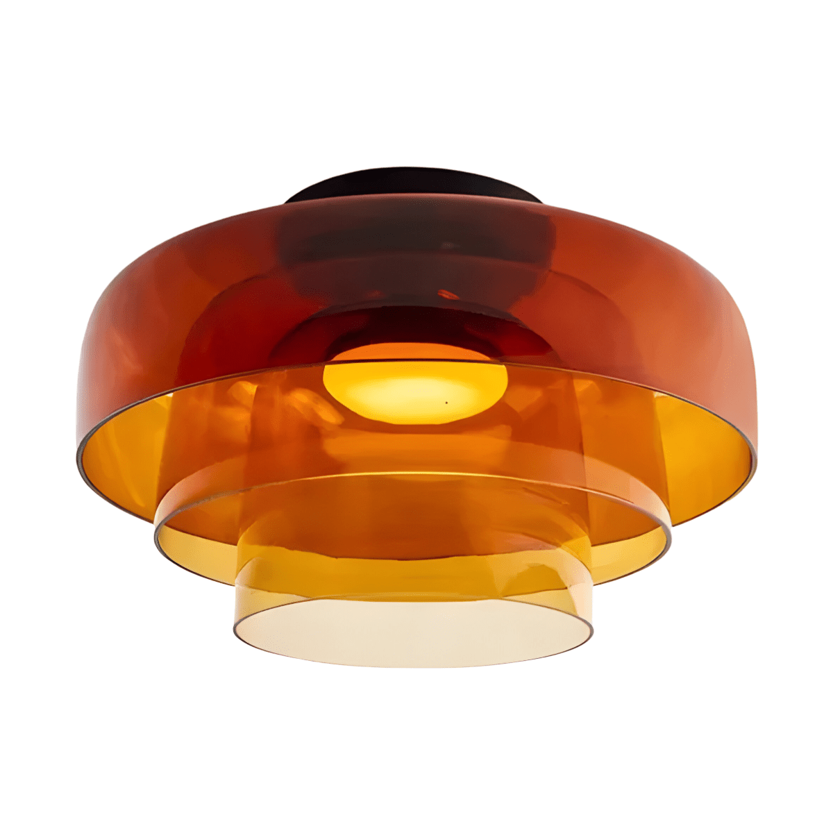 Luminária Plafon Moderna Minimalista LED Vidro Gipsy - ORNE™ — decor studio