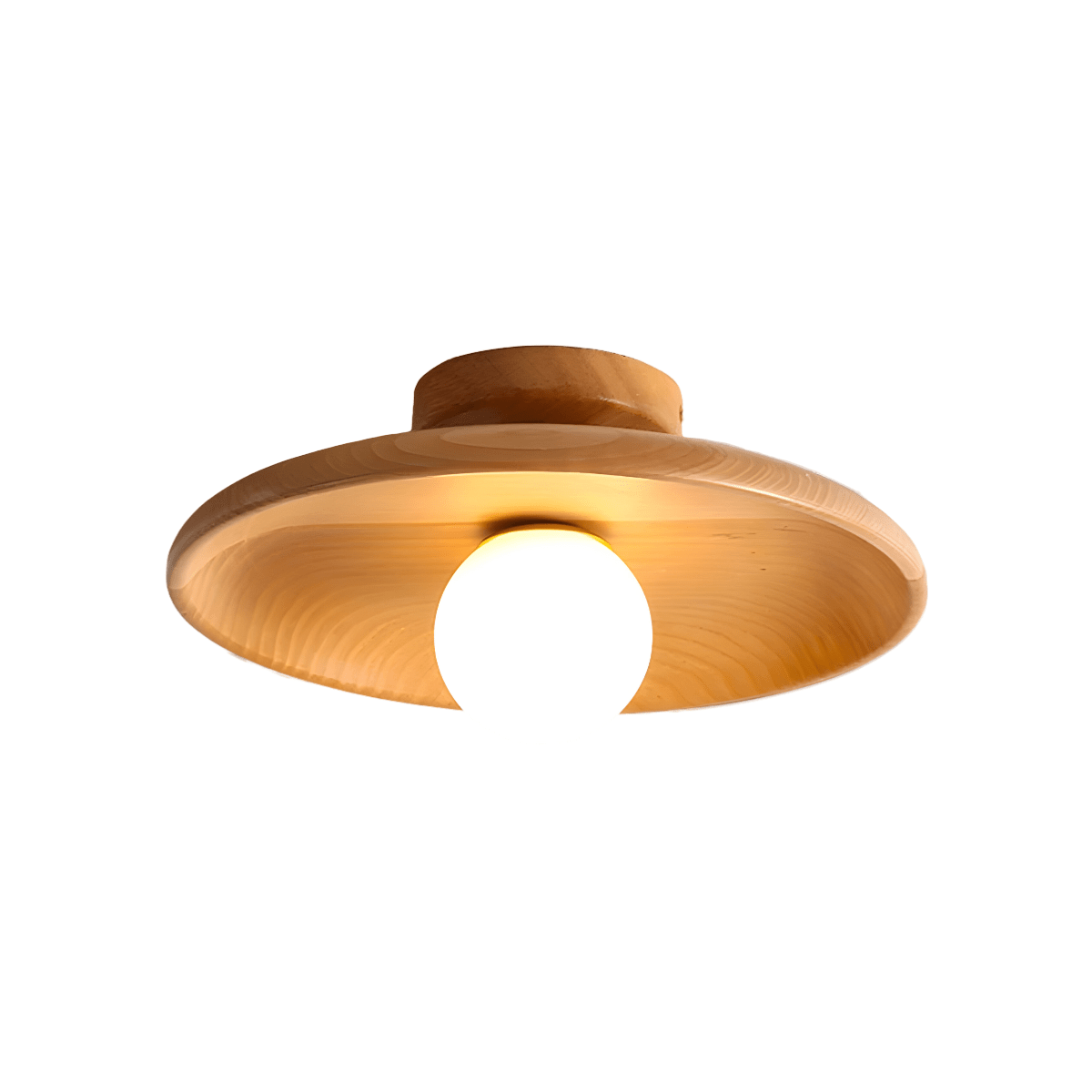 Luminária Plafon Moderna Minimalista Madeira Beam - ORNE™ — decor studio