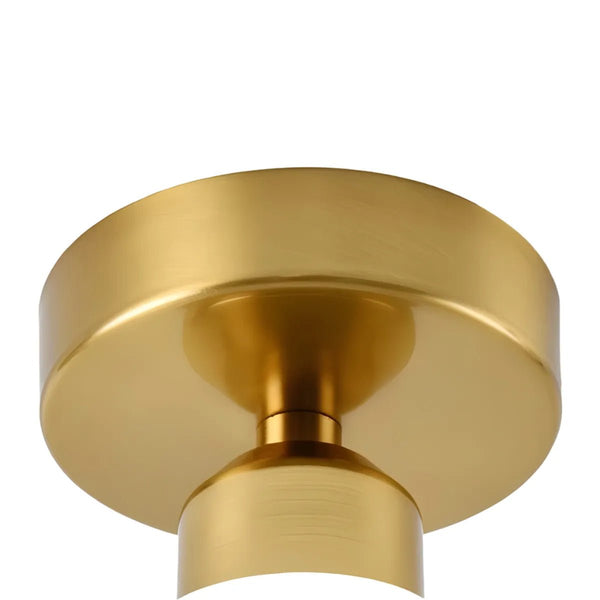 Luminária Plafon Moderna Minimalista Metal Vidro Cream - ORNE™ — decor studio