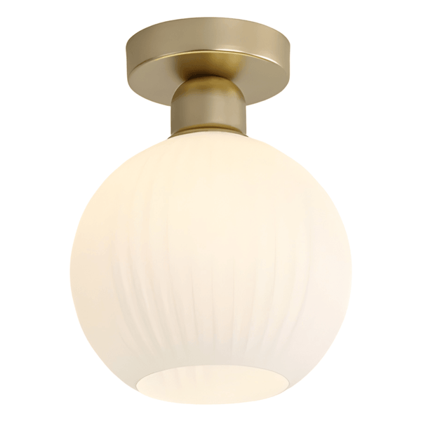 Luminária Plafon Moderna Minimalista Metal Vidro Happan - ORNE™ — decor studio