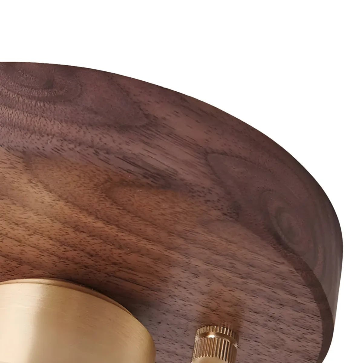 Luminária Plafon Moderna Minimalista Rústico Madeira Vidro Gunnar - ORNE™ — decor studio