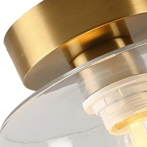 Luminária Plafon Moderna Minimalista Vidro Metal Opal - ORNE™ — decor studio