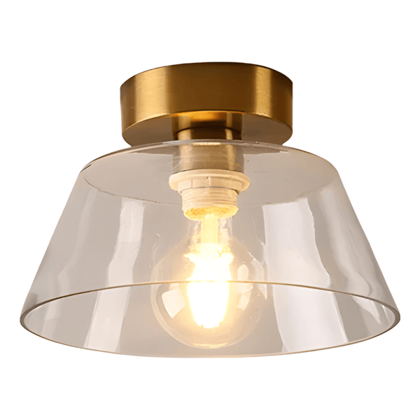 Luminária Plafon Moderna Minimalista Vidro Metal Opal - ORNE™ — decor studio