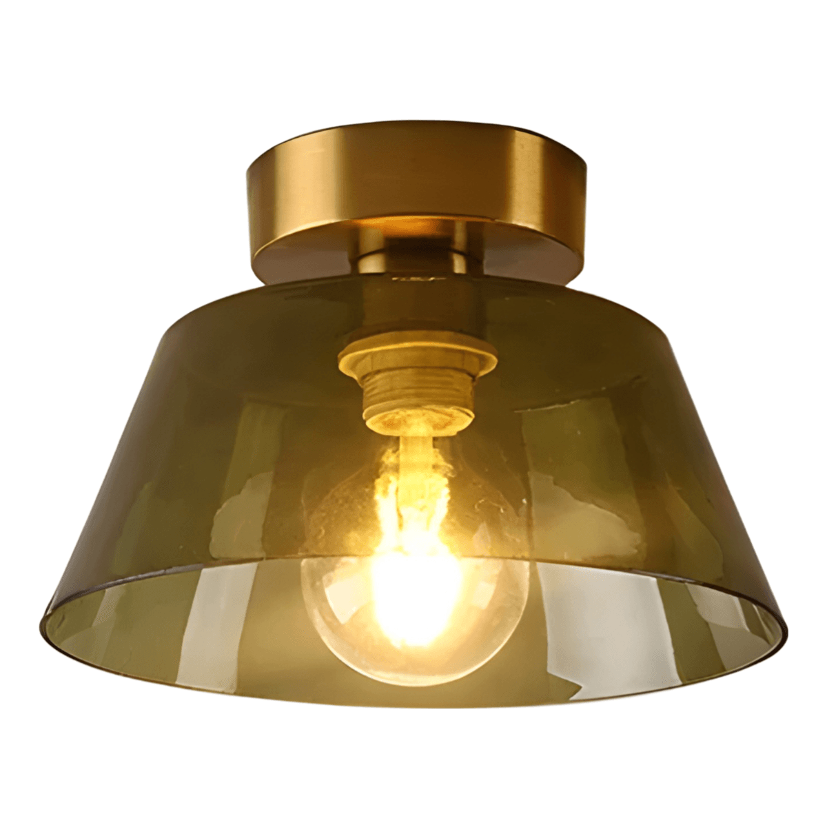 Luminária Plafon Moderna Minimalista Vidro Metal Opal - ORNE™ — decor studio