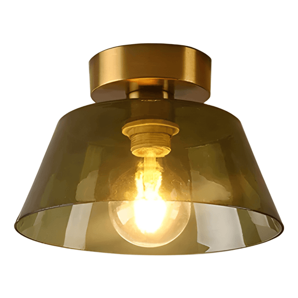 Luminária Plafon Moderna Minimalista Vidro Metal Opal - ORNE™ — decor studio