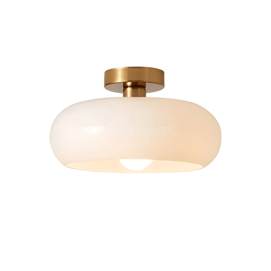 Luminária Plafon Moderna Minimalista Vidro Riflesso - ORNE™ — decor studio