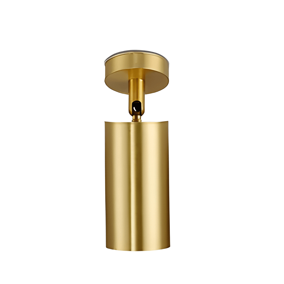 Luminária Plafon Spots Direcionáveis Dourado Metal MR16 GU10 Pline - 1 lâmpada / Branco Quente (3000K)