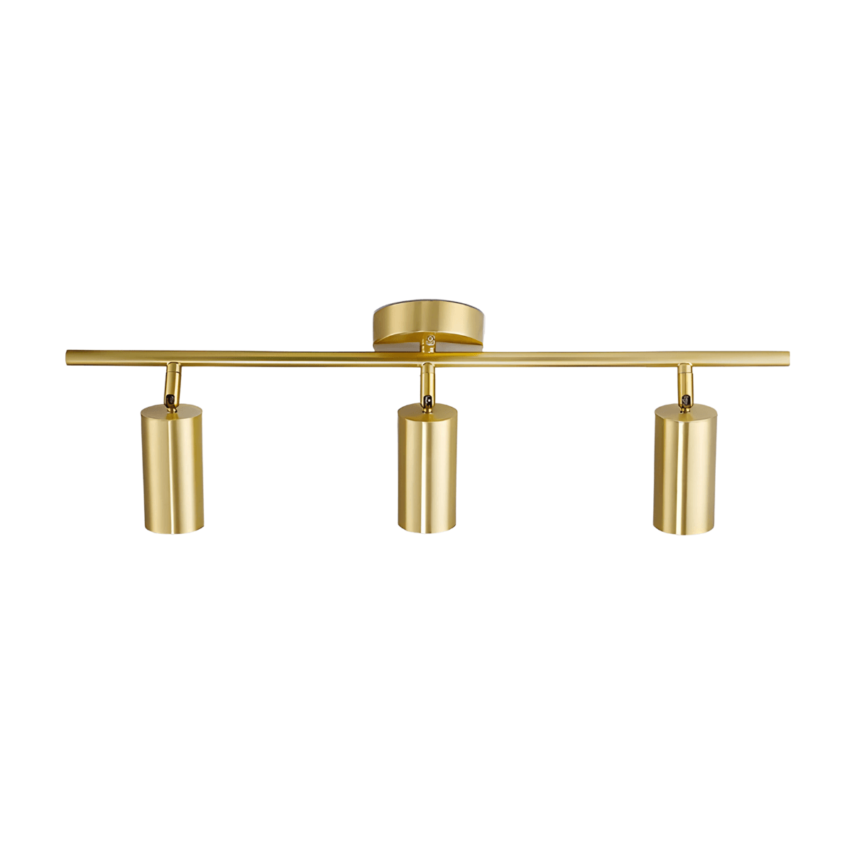 Luminária Plafon Spots Direcionáveis Dourado Metal MR16 GU10 Pline - ORNE™ — decor studio