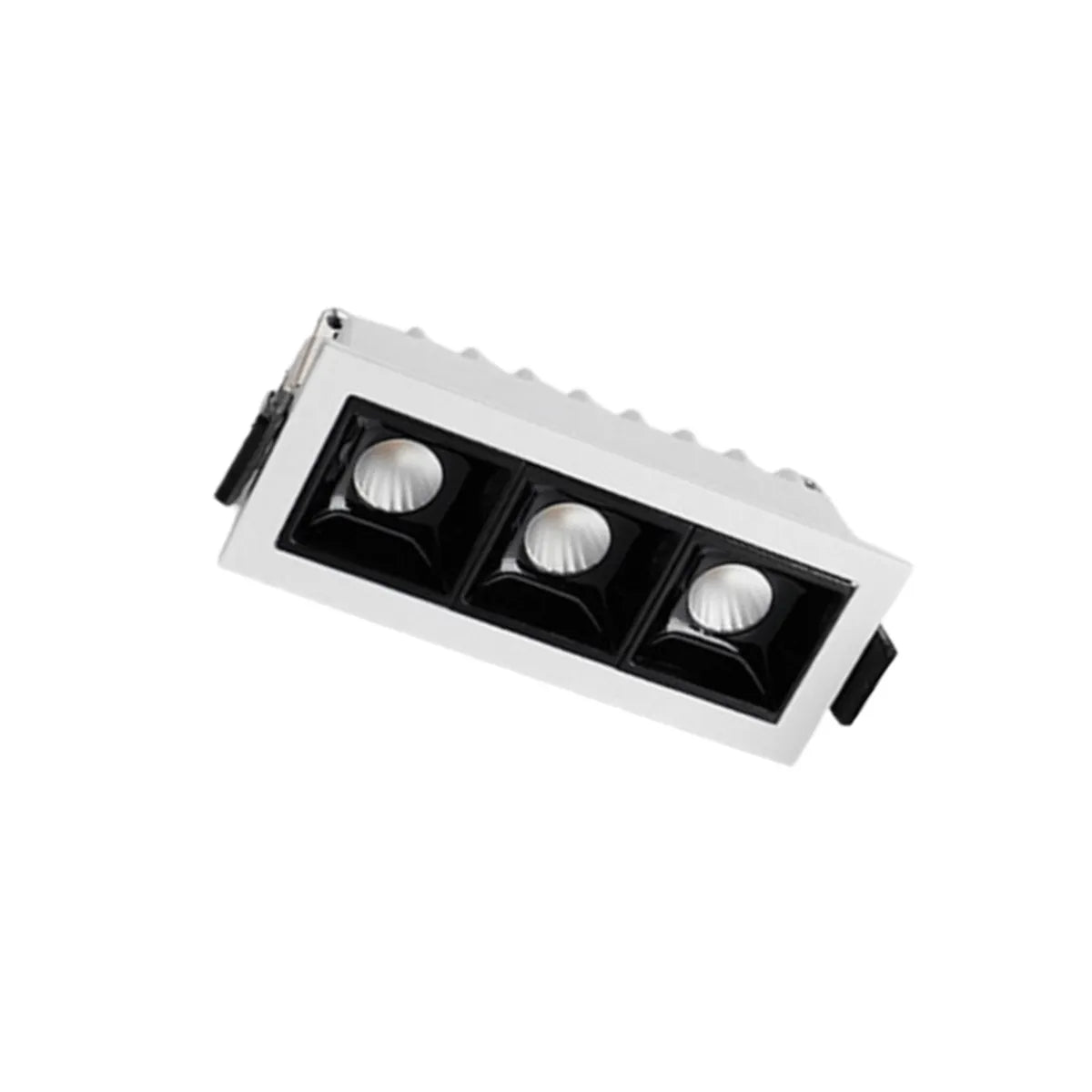 Luminária Spot Embutir Linear Antiofuscante Mini Focos LED Lunni - Branco / 6W / Branco Quente (3000K)