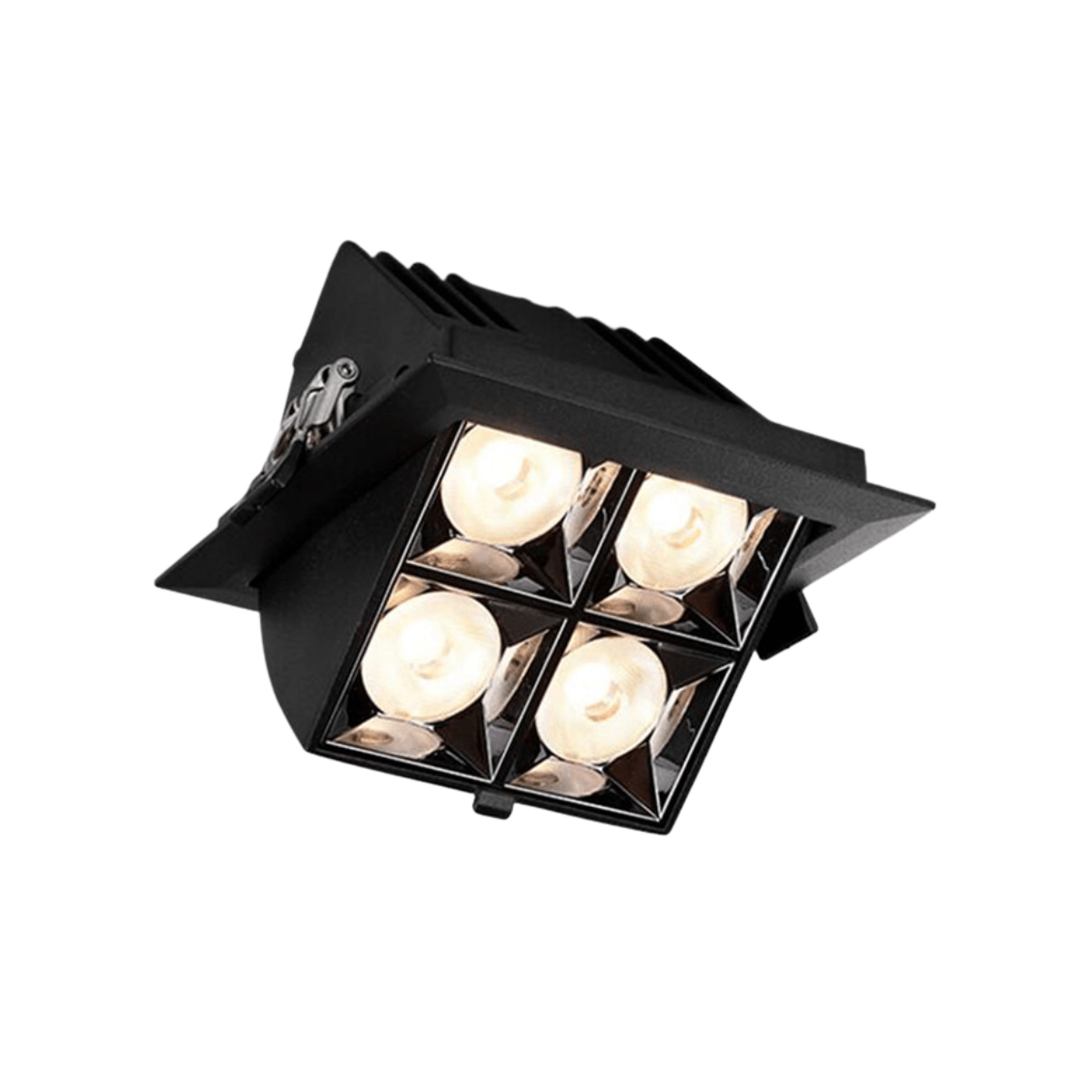 Luminária Spot Embutir Quadrado Antiofuscante Direcionável LED Kaid - ORNE™ — decor studio