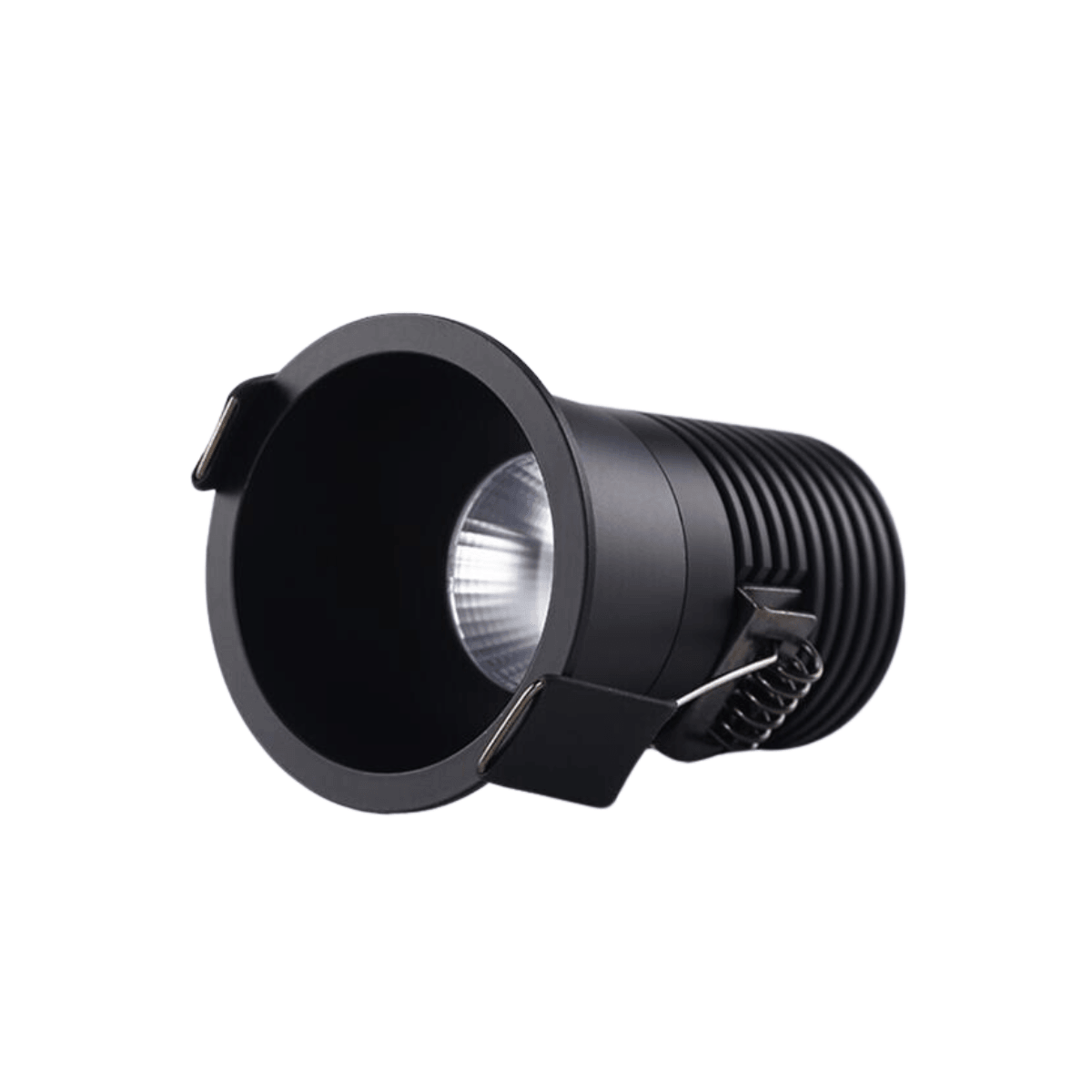 Luminária Spot Embutir Redondo Antiofuscante LED Suther - Preto / 5W / Branco Neutro (4000K)