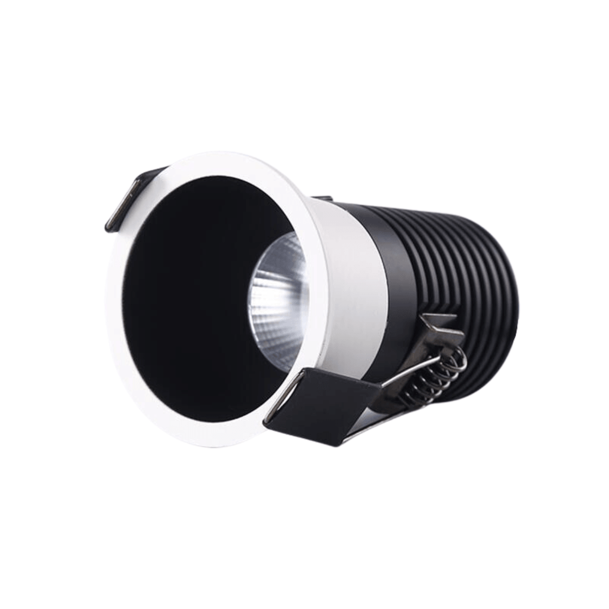 Luminária Spot Embutir Redondo Antiofuscante LED Suther - Preto e Branco / 5W / Branco Neutro (4000K)