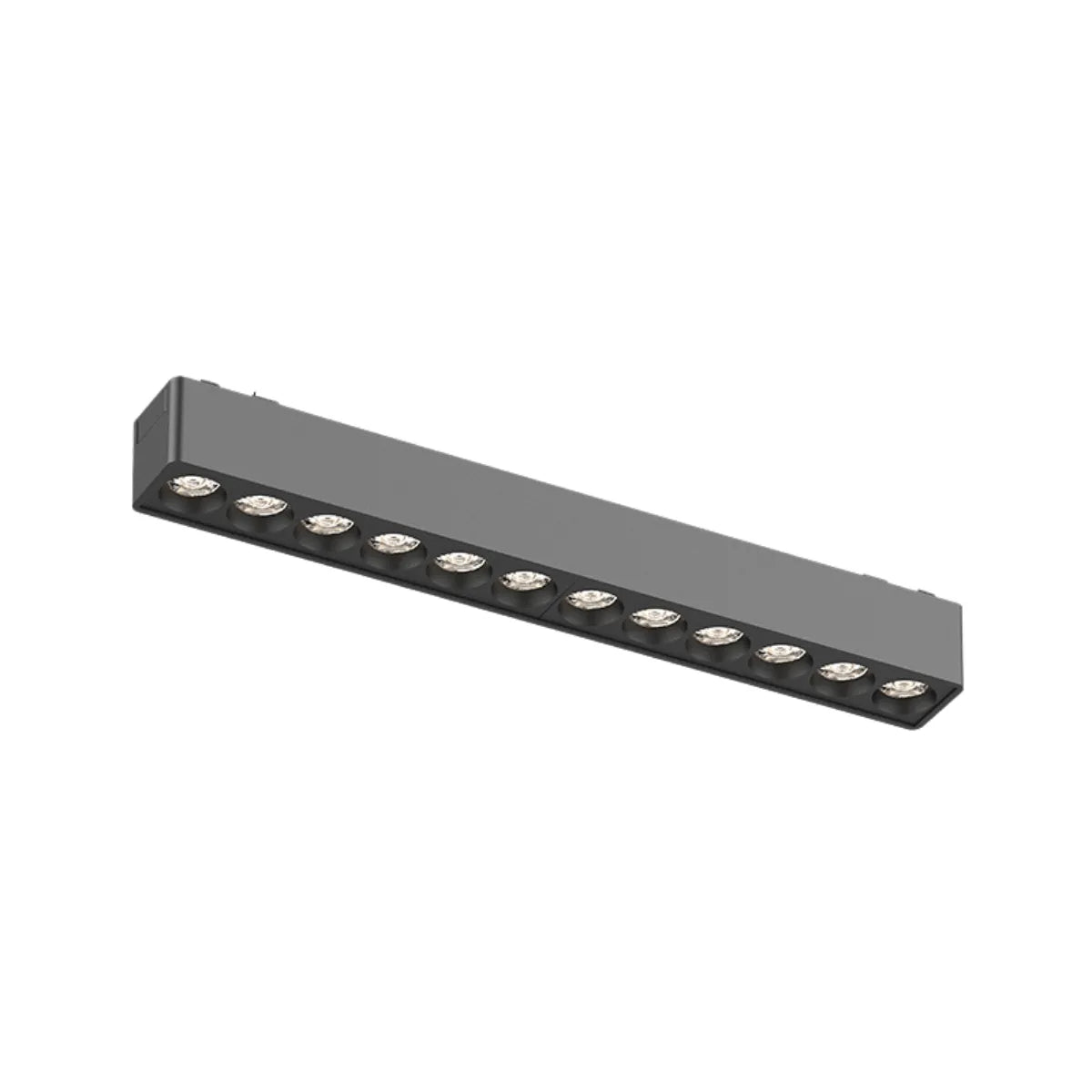 Luminária Spot LED para Trilho Magnético Eletrificado Linear Sobrepor Fathom Due - 23cm / 12W / 110v