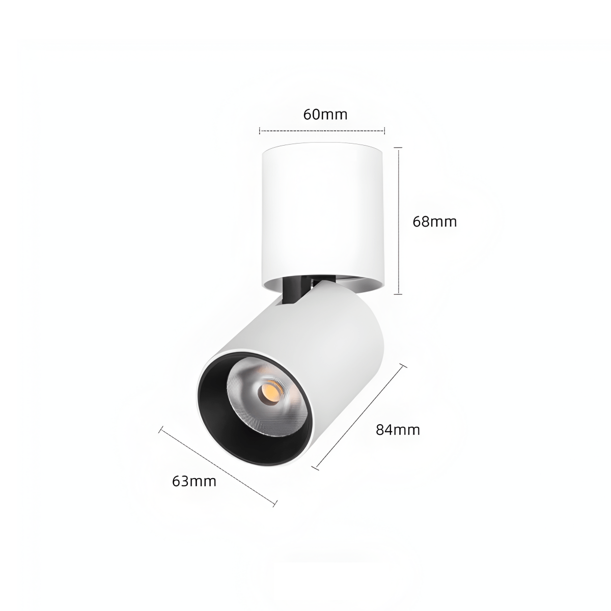 Luminária Spot Sobrepor Direcionável Articulada Moderna Minimalista LED Downlight - ORNE™ — decor studio