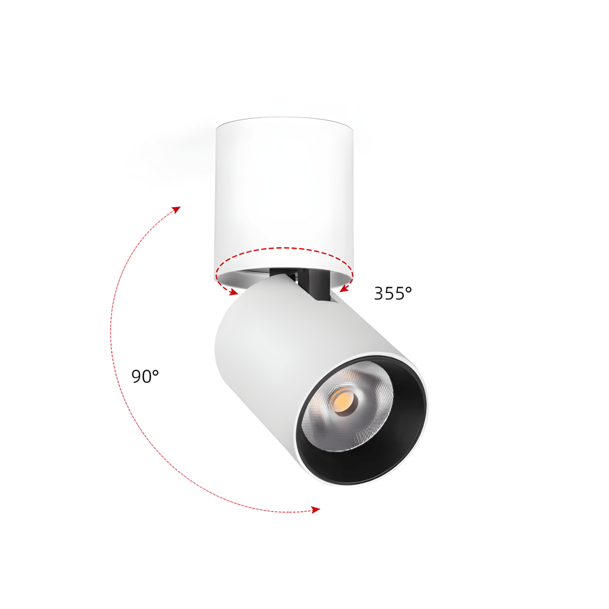 Luminária Spot Sobrepor Direcionável Articulada Moderna Minimalista LED Downlight - ORNE™ — decor studio