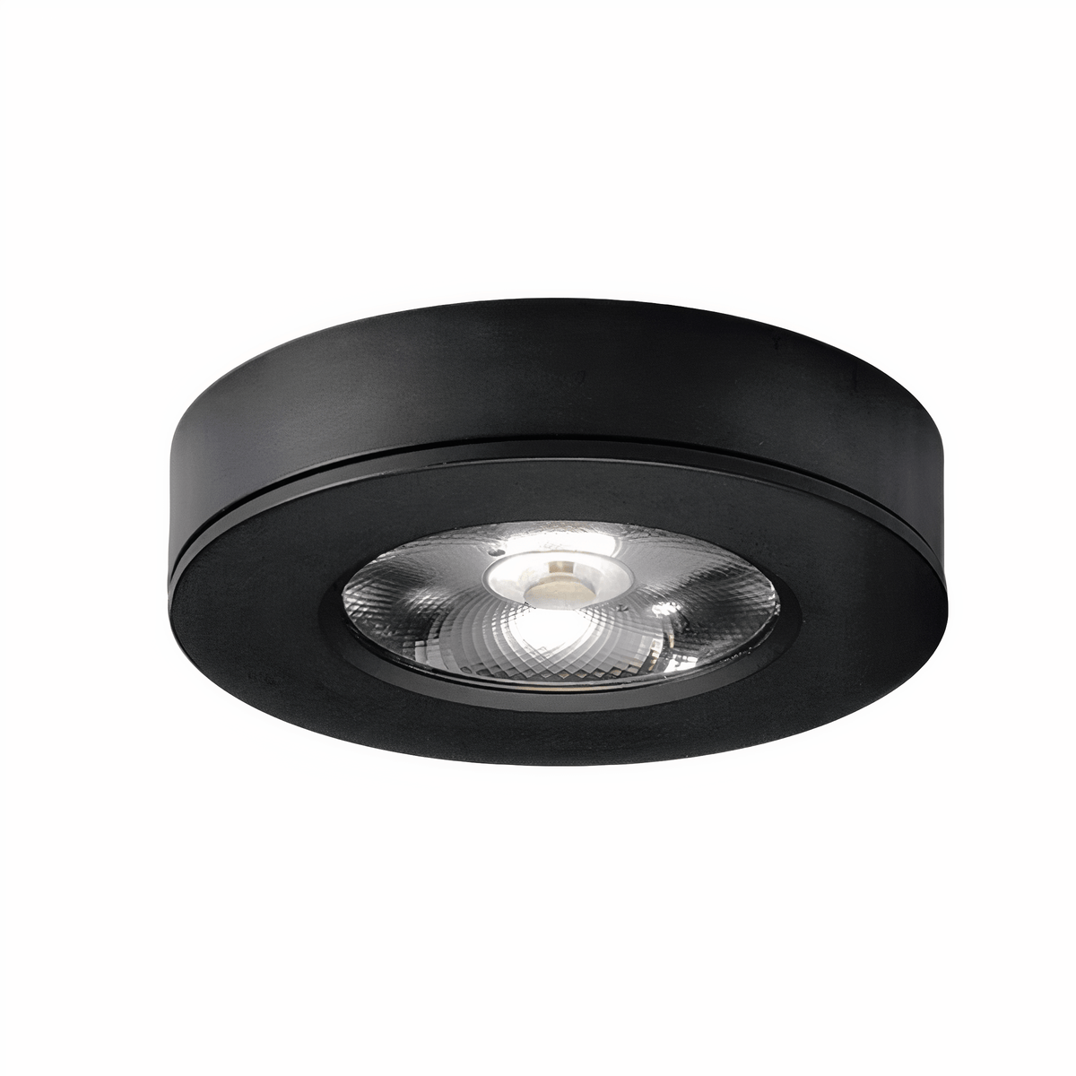 Luminária Spot Sobrepor Moderno Minimalista Redondo Antiofuscante LED Klin 220v - Preto / 3W