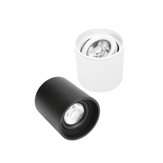 ORNE — decor studio - Luminária Spot Sobrepor Moderno Redondo Recuado Direcionável LED Aeri - undefined