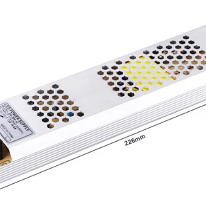 Fonte de Alimentação Fita LED Driver Slim 12V/24V IP20 Bivolt Chaveada - 200W / 12V - ORNE™