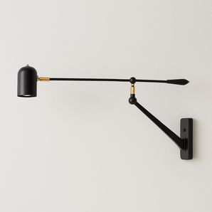 Luminária Arandela Moderna Minimalista Cracked - Preto - ORNE™