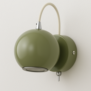 Luminária Arandela Moderna Minimalista Articulada Metal Colors Axle - Verde - ORNE™