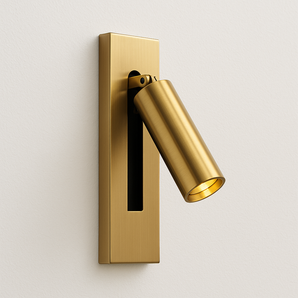 Luminária Arandela Moderna Minimalista Articulada Direcionável Cora - Dourado - ORNE™