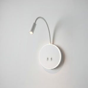 Luminária Arandela Articulada Moderna Minimalista Metal Branco Duck — ORNE