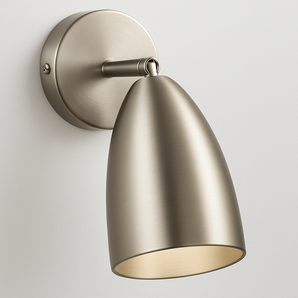 Luminária Arandela Moderna Minimalista Articulada Metalle - Prata - ORNE™