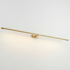 Luminária Arandela Giratória Minimalista Moderna Metal Linear Dourado LED Luly — ORNE