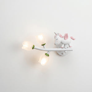 Luminária Arandela Infantil Moderna Minimalista Alumínio Vidro Resina Toys — ORNE