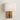 Luminária Arandela Minimalista Metal Tecido Phara - Dourado / 18x30,5cm - ORNE™