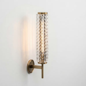 Luminária Arandela Moderna Clássica Vidro Metal Linear Occitânia — ORNE