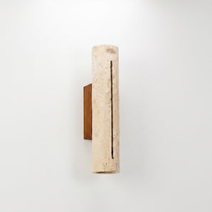 Luminária Arandela Moderna Minimalista Madeira Pedra Linear Fioravento — ORNE