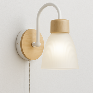 Luminária Arandela Moderna Minimalista Vidro Apol - Branco / Ø14,5x27cm - ORNE™