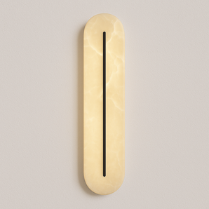Luminária Arandela Moderno Minimalista LED Mármore Marg - Preto / Branco Frio (6500K) - ORNE™
