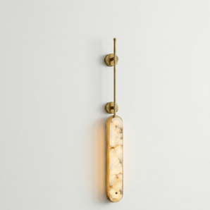 Luminária Arandela Moderna Minimalista Mármore Metal Linear LED Mía — ORNE