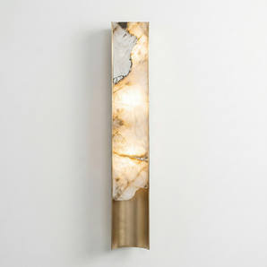 Luminária Arandela Moderna Minimalista Mármore Metal Linear LED Vani — ORNE