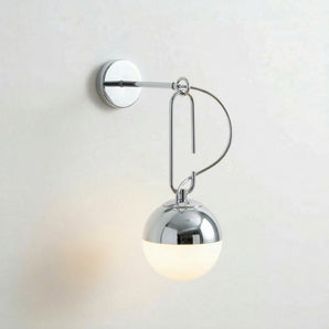 Luminária Arandela Moderna Minimalista Vidro Metal Globo Hamilton — ORNE