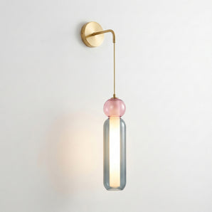 Luminária Arandela Moderna Minimalista Vidro Metal Globo Linear Visby — ORNE