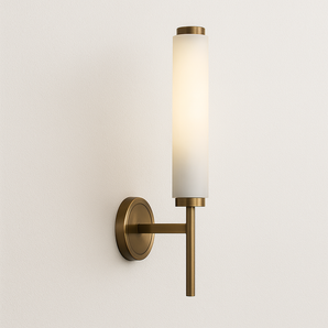 Luminária Arandela Moderna Minimalista Mármore Metal Singara - A / 1 Lâmpada / Dourado / Branco Quente (3000K) - ORNE™