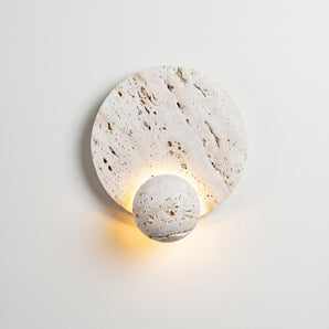 Luminária Arandela Rústica Minimalista Pedra Off-white LED Ocho — ORNE