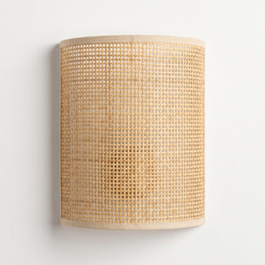 Luminária Arandela Rústica Minimalista Rattan Vime LED Linden — ORNE