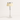 Luminária de Mesa Abajur Moderna Minimalista Metal Vidro Tecido Falazi - Tecido, Vidro e Tecido / Ø15x35cm / Bege / Bivolt - ORNE™