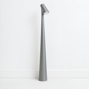 Luminária de Mesa Abajur Moderna Minimalista LED Giraffe - 35cm / Cinza / Dimerizável - ORNE™