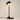 Luminária de Mesa Abajur Moderna Minimalista Metal Holp - Preto / Alumínio / Ø20x52cm - ORNE™