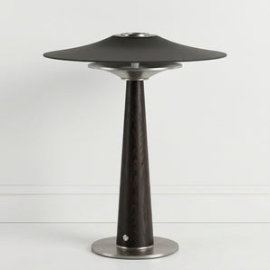 Luminária de Mesa Abajur Moderno Minimalista Madeira Metal LED Mazara — ORNE
