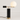 Luminária de Mesa Moderna Minimalista Globo de Vidro e Mármore Crucy - Preto / Único / Branco Quente (3000K) - ORNE™